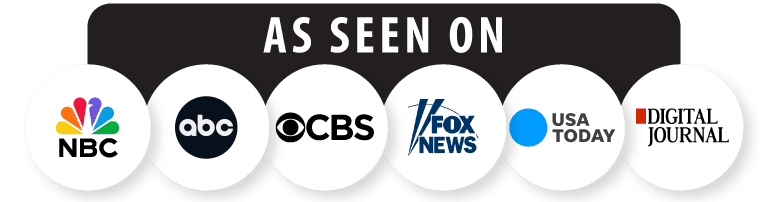 As seen on NBC, ABC, CBS, Fox News, USA Today and Digital Journal